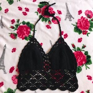 Crochet Halter Crop Top